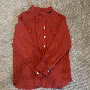 Rust Orange Sweater Jacket